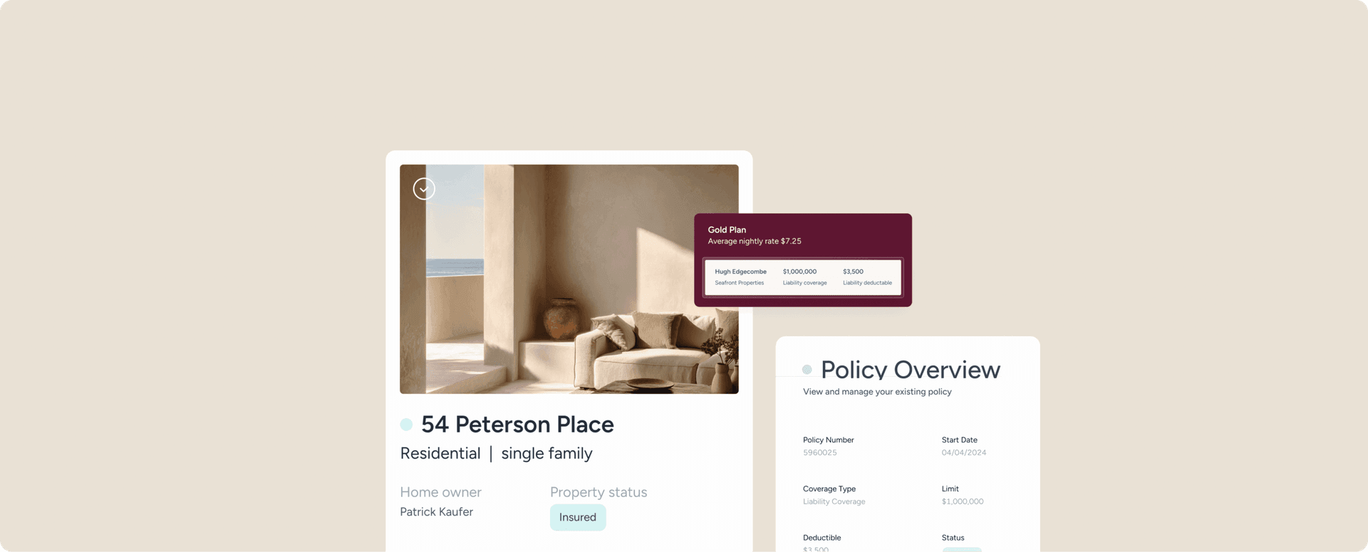 <em>Liability coverage</em> that’s built into <br> your control center