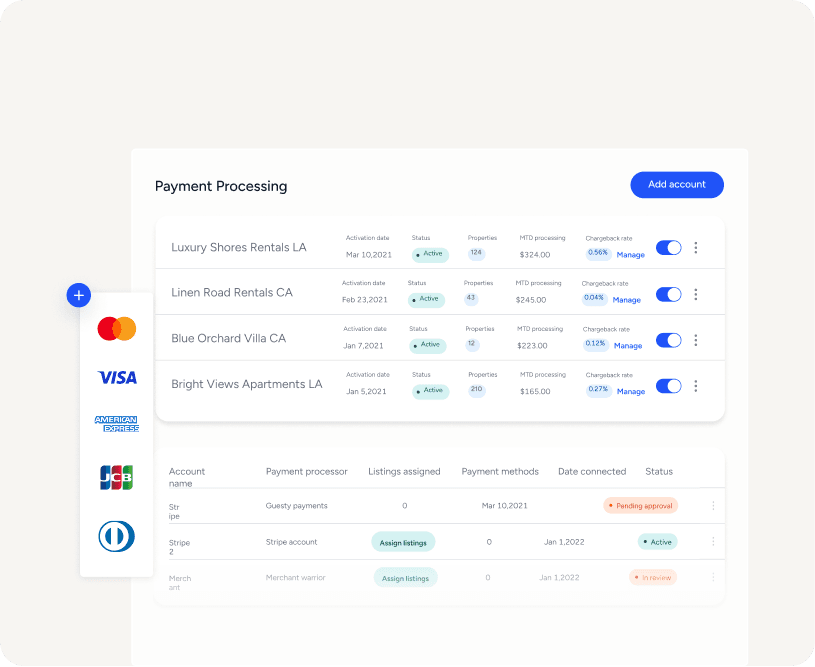 Total <em>control</em>, from booking to payout