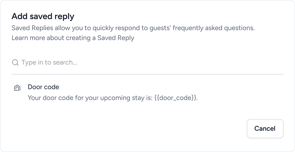 Keep guests informed