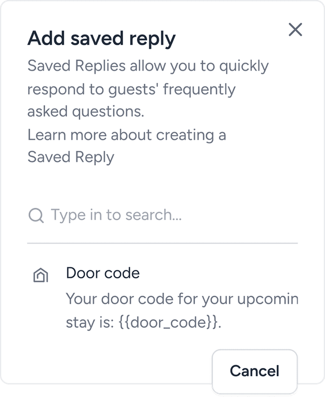 Keep guests informed