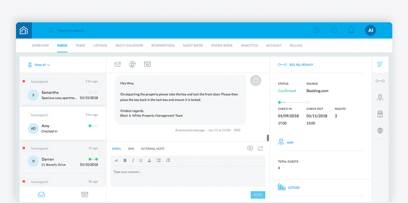 Unified Inbox - Guesty