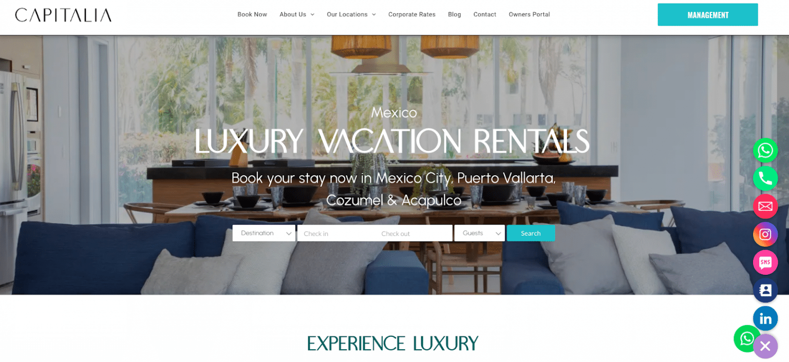 Best vacation rental websites Guesty