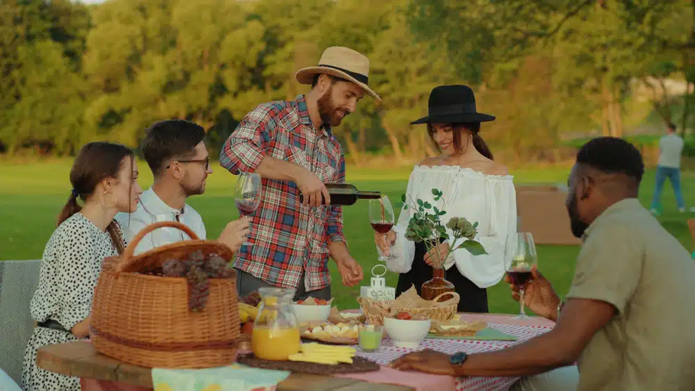 Picnic outside