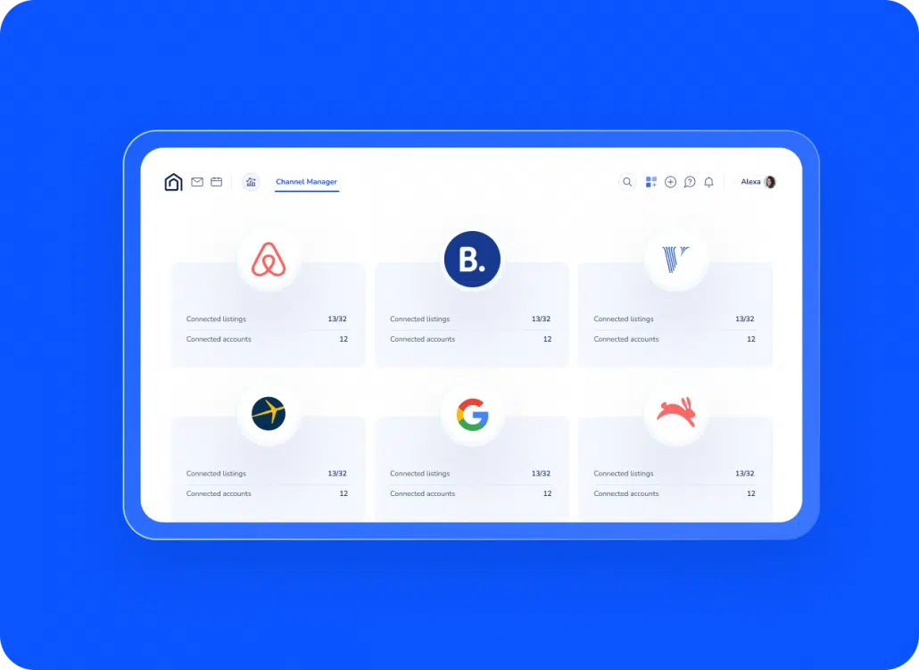 Channel Manager including OTAs like Airbnb